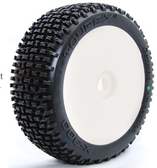 Tourex tires 1/6 (2) X300 soft   jantes blanche  