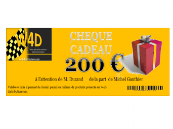 Chque cadeau 