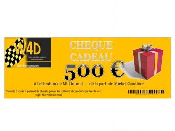 Chque cadeau 