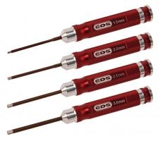  Jeu de Cl Allen 6 pans 1.5 ,2.0, 2.5 , 3.0 X 45mm 